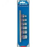 Набор торцевых головок 3/8', TORX Е-стандарт, E8-E18, 6 предметов 3106PR King Tony
