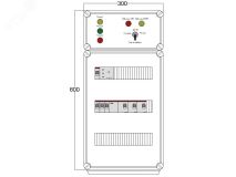 Щит управления электрообогревом DEVIBOX HR 3x2800 D316 (в комплекте с терморегулятором и датчиком температуры) DBR087 DEVIbox