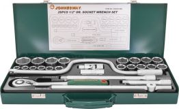 Набор головок торцевых 1/2''DR, 12-34 мм, 26 предметов 047535 Jonnesway