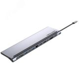 Док-станция USB Type C 12 в 1, USB 3.1, DisplayPort, HDMI 19, VGA, RJ45, аудио 1000699256 Vention