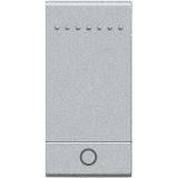LivingLight Клавиша Лампа 1 модуль алюминий NT4915AN BTicino