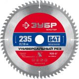 Диск пильный по алюминию Универсальный рез 235 x 32/30мм 64Т 36916-235-32-64_z01 ЗУБР