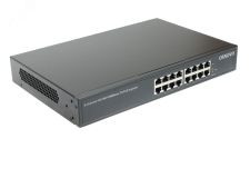 Инжектор PoE 8хRJ45 10/100/1000 Мб/с, 802.3af/at, до 30 Вт, AC 220В, DC 48В 00013798 OSNOVO