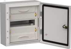 TITAN 5 Корпус металлический ЩРн-12 (1х12) 335х310х140 IP54 сер TI5-50-N-012-54-7035 IEK