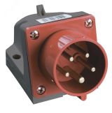Вилка кабельная 515 стационарная 3P+E+N 16А 380В IP44 PSR52-016-5 IEK