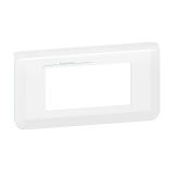 Рамка Mosaic 4 модуля - антимикробная 078724L Legrand