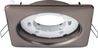 Светильник NGX-S2-005-GX53 Квадрат черный хром 25625 Navigator Group
