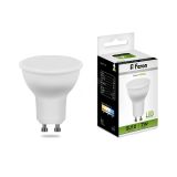 Лампа светодиодная LED 7вт 230в GU10 белая 25290 FERON