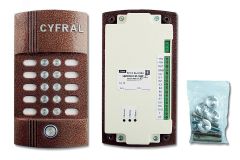 Панель вызывная аудиодомофона с прямой адресацией на 10 абонентов М-10М/Р Cyfral