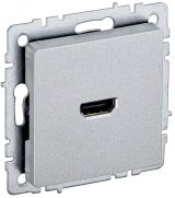 BRITE Розетка HDMI РHDMI-0-БрА алюминий BR-H10-K47 IEK
