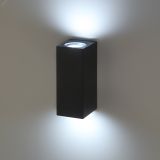 Подсветка декоративная WL38 BK MR16/GU10 (2 шт.), черный, для интерьера, фасадов зданий, лампа MR16 ( в комплект не входит) Б0054410 ЭРА