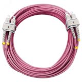 Шнур оптический duplex 20м SC-SC 50/125 мм OM4 LSZH 9078c Cabeus