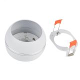 Светильник DLC-S614 GX53 WHITE/SILVER декоративный встраиваемый/накладной серия Sotto Без лампы цоколь GX53 Металл Белый/Серебро TM Fametto UL-00009780 Uniel