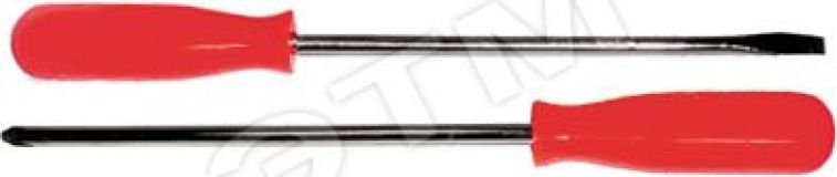 Отвертка ''Эконом'', CrV сталь, пластиковая оранжевая ручка 8х150 мм SL 54194 FIT