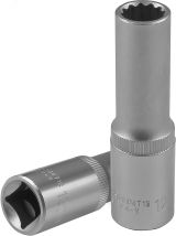 Головка торцевая глубокая 12-гранная 1/2''DR, 12 мм 049062 Jonnesway