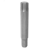 Вставка (бита) торцевая 10 мм, TORX, Т60, L = 80 мм 168060T King Tony