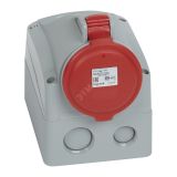 Розетка накладная - 32 А - 3К+H+З - 380 В - IP 44 090162 Legrand
