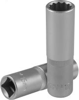 Головка торцевая глубокая 12-гранная 1/2''DR, 15 мм 049064 Jonnesway