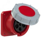 Розетка встраиваемая 63А/400V/3P+N+E/IP67 00-00002408 PCE