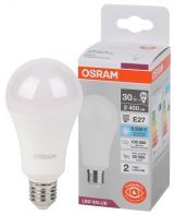 Лампа светодиодная LED Value Грушевидная 30Вт (замена 300Вт), 2400Лм, 6500К, цоколь E27 OSRAM 4058075696808 LEDVANCE