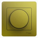 Диммер поворотно нажимной, LED, RC, 630 Вт, фисташковый GSL001037 Systeme Electric