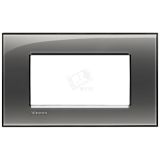 LivingLight Рамка прямоугольная 4 поста Лондонский туман LNA4804KF BTicino