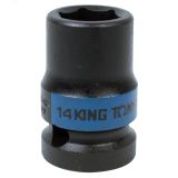 Головка торцевая ударная шестигранная 1/2', 14 мм 453514M King Tony