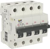 ARMAT Выключатель автоматический четырехполюсный C 20А M06N AR-M06N-4-C020 IEK