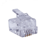 Коннекторы 6P4C (Телефонные разъемы) (RJ-11) Уп. 100шт. 10-0227 SUPRLAN