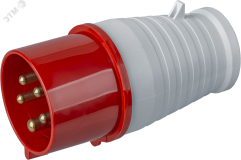 Вилка NCA-SR025-32-380 переносная 32А 3P+N+PE IP44 23174 Navigator Group