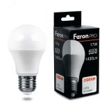 Лампа светодиодная LED 17вт Е27 белый Feron.PRO 38039 FERON
