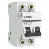 Выключатель нагрузки 2P 63А ВН-29 Basic SL29-2-63-bas EKF