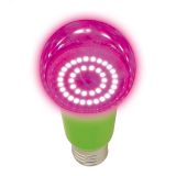 Лампа светодиодная для растений. LED-A60-15W/SPSB/E27/CL PLP30GR Форма A, прозрачная. Спектр для рассады и цветения. Картон. ТМ UL-00004582 Uniel