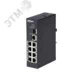 Коммутатор неуправляемый, 8x100 Мб/с RJ45, 1x1000 Мбит/c, 1xSFP, грозозащита 113755 Dahua