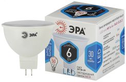 Лампа светодиодная LED MR16-6W-840-GU5.3 (диод, софит, 6Вт, нейтр, GU5.3) (10/100/4800) Б0047933 ЭРА