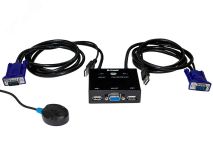Переключатель KVM 2 порта VGA и USB Type-A 122031 D-Link