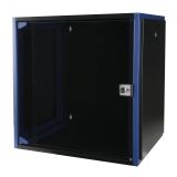 Шкаф настен. 19', 12U 600х450, дв. стек, чер. DATAREX DR-600211 Datarex