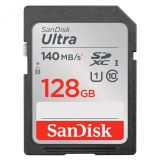 Карта памяти 128GB SD Ultra UHS I, SDXC, 140 МБ/с, Class 10 157953 SanDisk