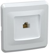 РК10-ВБ Розетка 1-ая комп. RJ45 Cat5e ВЕГА белый EKV15-K01-DM IEK