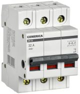 Выключатель нагрузки 3п ВН-32 GENERICA 32А MNV15-3-032 IEK