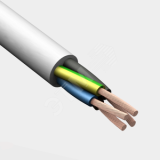 Провод ПВС 3х10+1x10 белый ТРТС 4472 Конкорд