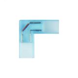 UTC-K-22/A67-NNN CLEAR 005 POLYBAG Соединитель контактный L-образный для светодиодных лент 220В 3528, 2 контакта, цвет прозрачный, 5 штук в пакете 10821       Uniel