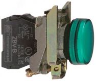 Лампа сигнальная 22мм 24В зеленая XB4BVB3EX Schneider Electric