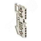 Колодка клеммная самозажимная JXB-ST-2.5 31А 4 вывода серая PROxima plc-jxb-st-2.5-4 EKF