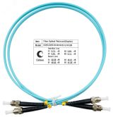 Шнур оптический duplex 1м ST-ST 50/125 мм OM3 LSZH 7367c Cabeus