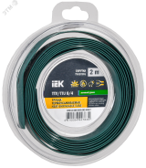 Трубка термоусадочная ТТУ нг-LS 8/4 зеленая (2м/упак) IEK UDR12-008-004-002-K06-T IEK