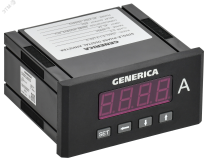 Амперметр цифровой щитовой однофазный DO RS-485 48х96мм LED GENERICA IDA41-5-1-3-LED-G IEK