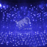 Электрогирлянда Занавес LDCL368-B-E 150x150 368L LED. синий 4690601035509 JazzWay