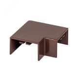 Поворот 90 градусов (25х16) (4 шт) Plast под темное дерево abd-25-16x4 EKF
