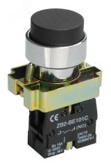 Кнопка управления LAY5-BL21 без подсветки черная BBT70-BL-K02 IEK